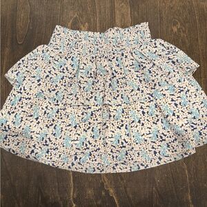 Sundays Blue and White Floral Skirt